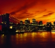 World_20 Brooklyn Bridge and Manhattan at Sunset, USA